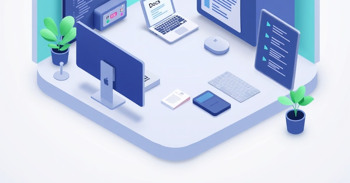 A small home server setup, the kind of hardware that hosts a self-hosted documents and notes platform